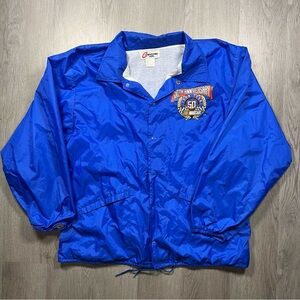 Nascar Royal Blue 50th Anniversary Racing Logo Jacket